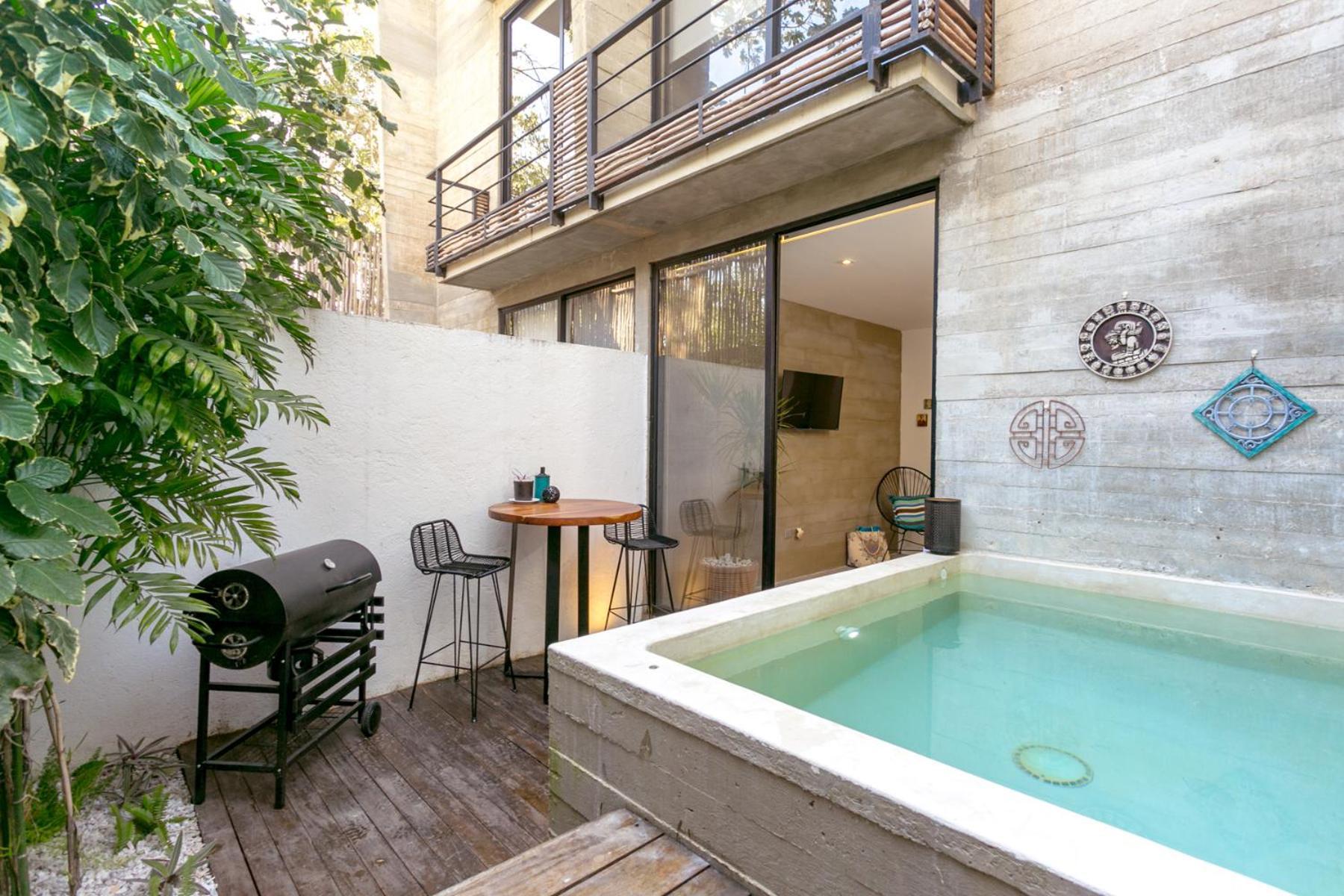 Apartment With Private Plunge Pool At Madara Tulum Earth 1 Экстерьер фото